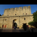 Die Porte de la Gardette, von der Stadt aus gesehen